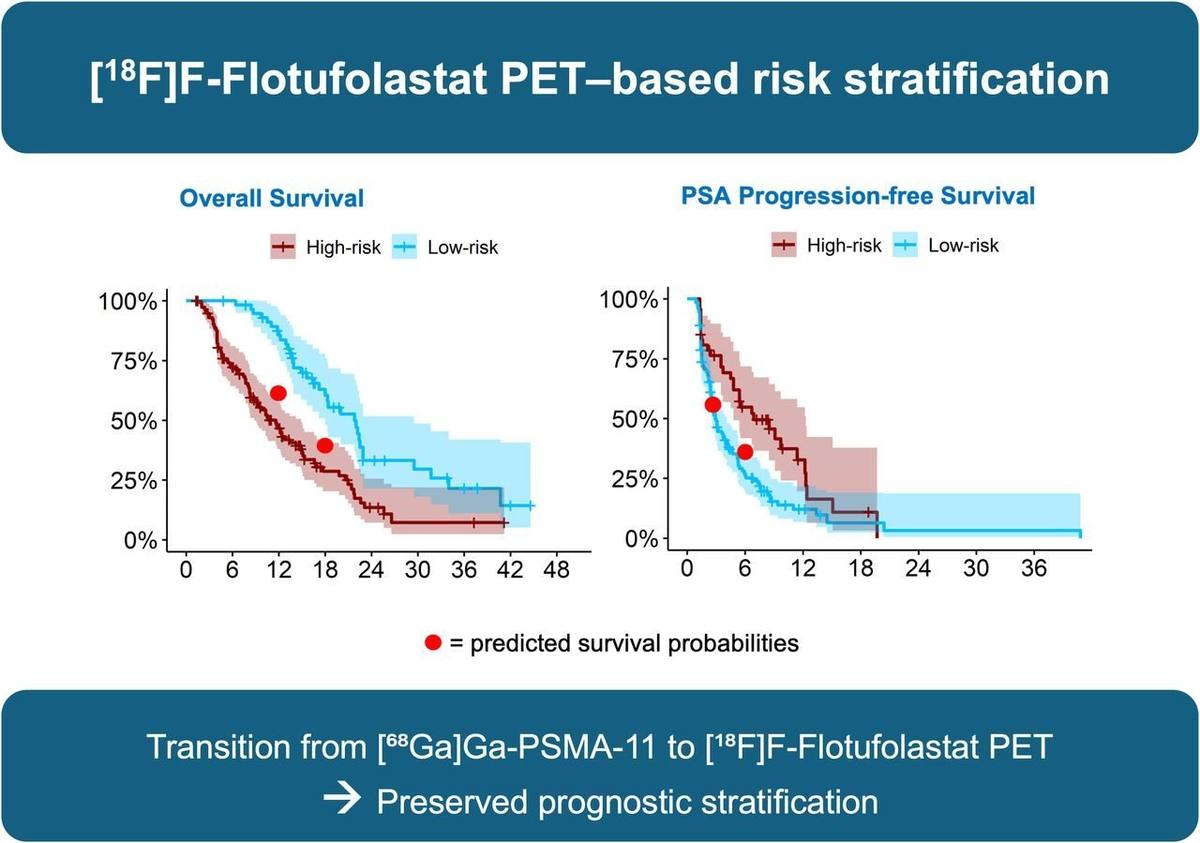 Outcome Prediction After [177Lu]Lu-PSMA I&T in Metastatic Castration-Resistant Prostate Cancer: External Validation of a [68Ga]Ga-PSMA-11 PET-Based Model with [18F]F-Flotufolastat.的论文原文Figure 1
